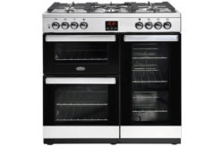 Belling Cookcentre 90DFT Dual Fuel Range Cooker - St Steel